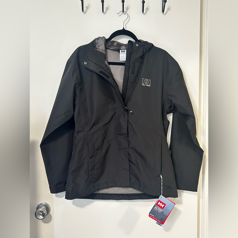 Helly Hansen Women's Black Hooded Ski Shell Jacket